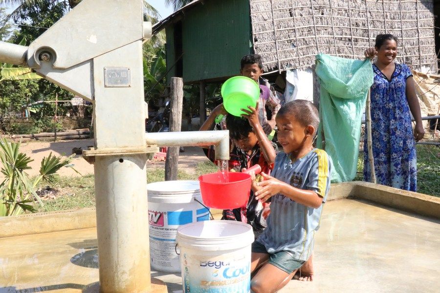 China-aided water project for rural schools in Cambodia has been fully completed