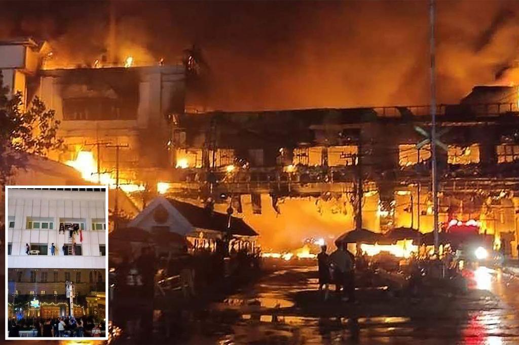 At least 16 dead, 50 injured in fire at Cambodia hotel casino: police