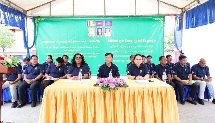 Mine-Free Land Returned To Kaoh Pao Villagers In Cambodia With India&rsquo;s Support